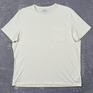 Untuckit Shirt EcoSoft™ Pocket Tee Mens XL X-Large Berry White Ultrasoft 2025